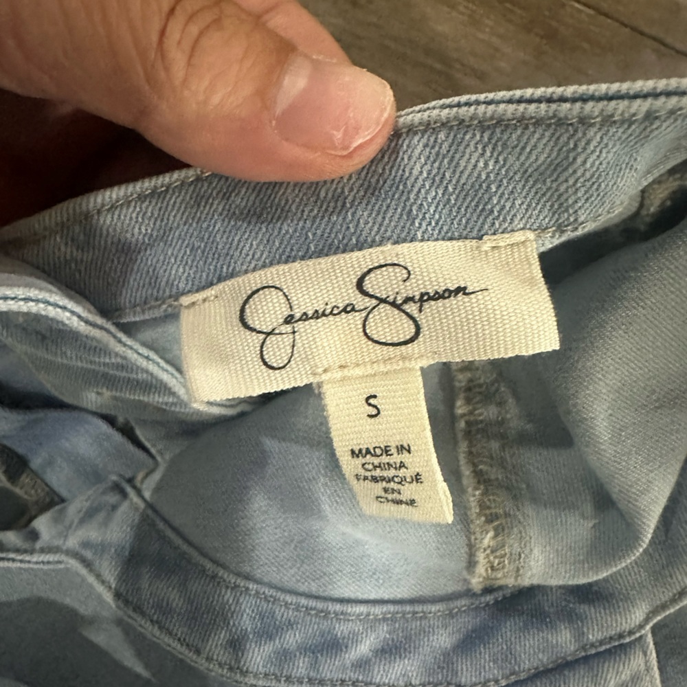Jessica Simpson Light Blue Denim Top - Picture 8 of 12